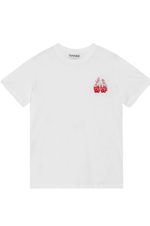 GANNI T-shirt e Polo Bianco da donna