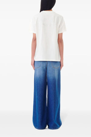 GANNI T-shirt e Polo Bianco da donna