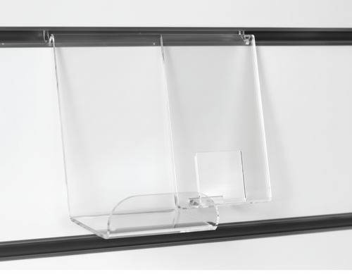 Pianetto porta cellulare in plexiglass dimensioni (lxp) cm. 11x11