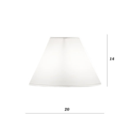 Abat-jour classica Perenz DUCALE 6268 TO 20 E14 LED lampada tavolo paralume