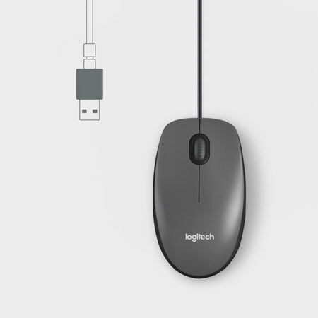 Mouse Logitech M100 - Ottico - Usb - 1000Dpi - Black Nero