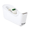 Dispenser Da Tavolo C18 Bianco+ 1 Rotolo Di Nastro Adesivo Scotch Magic19X33