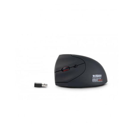 Urban Factory Ergo Next mouse Mancino RF Wireless + USB Type-A Ottico 1600 DPI (ERGO NEXT VERT-WLESS-USBA/USBC-L)