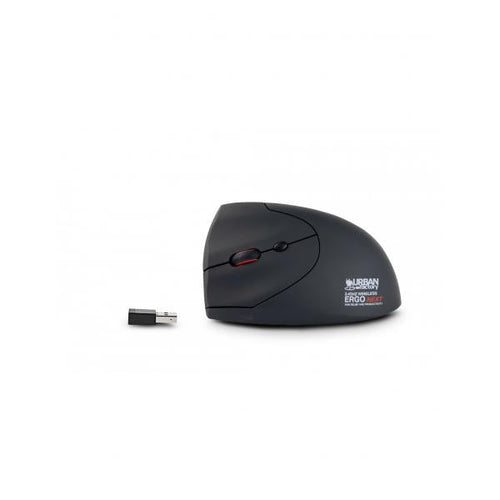 Urban Factory Ergo Next mouse Mancino RF Wireless + USB Type-A Ottico 1600 DPI (ERGO NEXT VERT-WLESS-USBA/USBC-L)