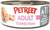 Petreet Cat Adult Tonno Rosa con Surimi Aromatizzato al Granchio 70gr