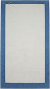 Telo Mare Trussardi Perla– Iconico Levriero Jacquard spugna cotone