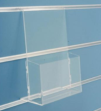 Pianetto porta brochure A4 in plexiglass