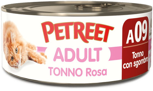 Petreet Cat Adult Tonno Rosa con Sgombro 70gr