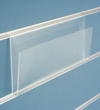 Pianetto porta cartoline in plexiglass dimensioni (lxp) cm. 40x12