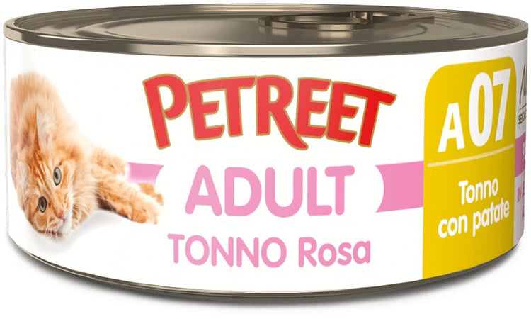 Petreet Cat Adult Tonno Rosa con Patate 70gr