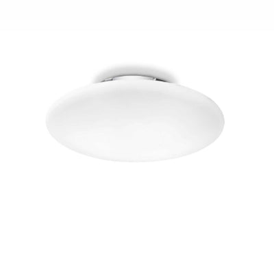 Plafoniera moderna Ideal Lux SMARTIES BIANCO PL3 032030 E27 LED vetro lampada soffitto