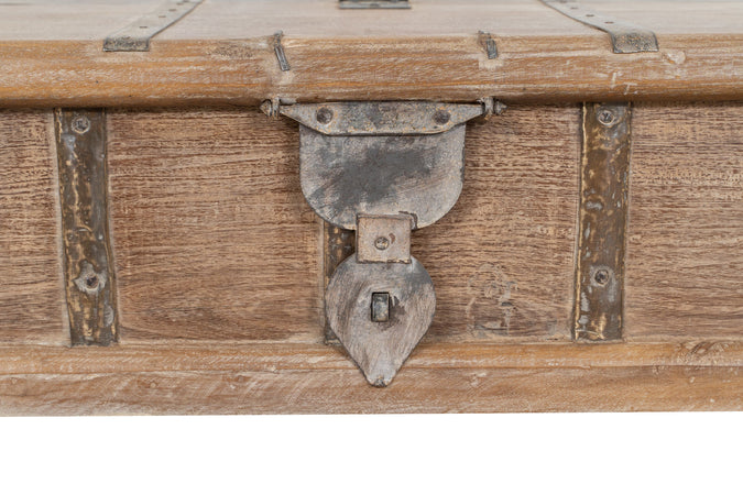 Biscottini Cassapanca in legno massiccio riciclato finitura anticata Comodino realizzato