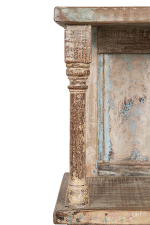 Biscottini Etagere in legno massiccio riciclato finitura anticata Shabby realizzato