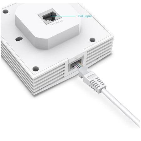 TP-Link Omada EAP650-Wall 3000 Mbit/s Bianco Supporto Power over Ethernet [PoE] (TP-LINK WLAN AX3000 Access Point Dualband EAP650-Wall)