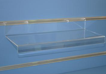 Pianetto porta oggetti in plexiglass dimensioni (lxp) cm. 40x15