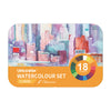Set 18 Demi-Godet + Pennello Brush Colori Classici Dom