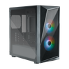 Case CMP 320- USB3.2+USB2.0-2x2.5/3.5HDD 2x2.5SSD-2x120mm ARGB Front Fans-Rad. Supp.-NO PSU