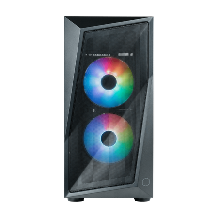 "Case CMP 320- USB3.2+USB2.0-2x2.5""/3.5""HDD 2x2.5""SSD-2x120mm ARGB Front Fans-Rad. Supp.-NO PSU"