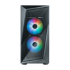 Case CMP 320- USB3.2+USB2.0-2x2.5/3.5HDD 2x2.5SSD-2x120mm ARGB Front Fans-Rad. Supp.-NO PSU