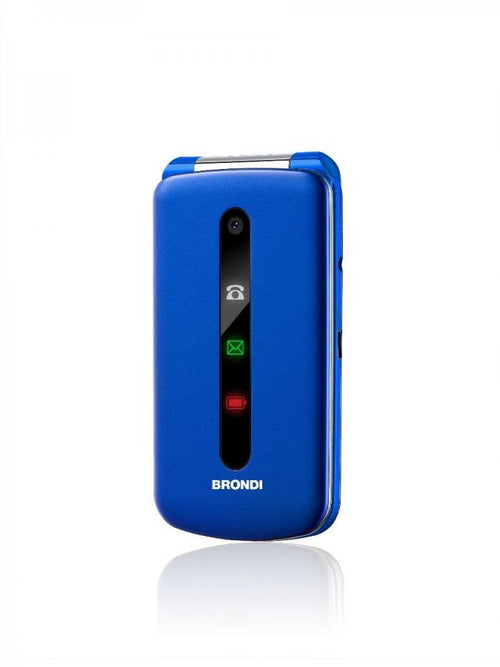 telefono cellulare brondi president blu viola