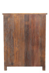 Biscottini Cassettiera in legno massiccio riciclato finitura anticata realizzata massello