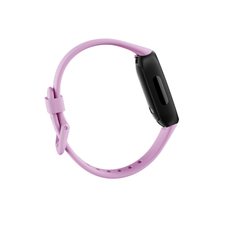 Fitbit Inspire 3 AMOLED Tracciatore di attività da braccio Nero, Lillà (Fitbit Inspire 3 Black/Lilac Bliss Akt)