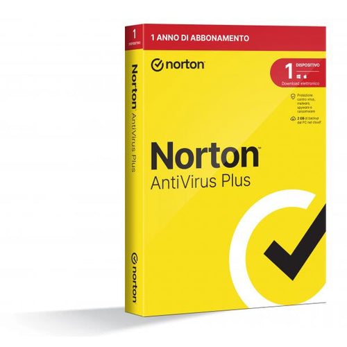 NORTON ANTIVIRUS PLUS 2GB IT 1 USER 1 DEVICE 1Y VECCHIO CODICE 21397559