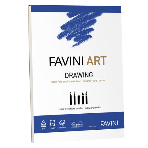 Blocco Collato Drawing Favini Art 30Fg 140Gr A4