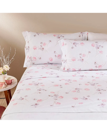 Lenzuola Flores ! Caleffi Completo Matrimoniale – Collezione Dreaming