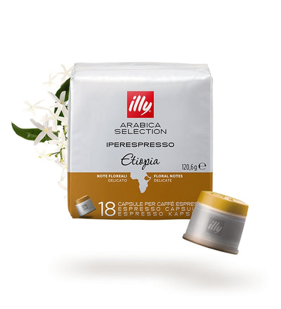 Illy Capsule Caffè Iperespresso Arabica Etiopia Confezione 18pz