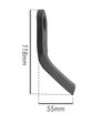 Coltello per trincia a Y altezza 55mm lunghezza 118mm confezione da 3 pezzi