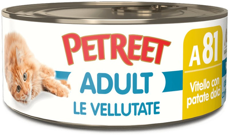 Petreet Cat Adult Vellutate Vitello con Patate Dolci 70gr
