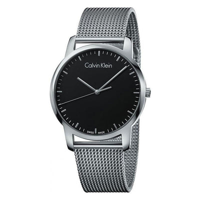 Orologio CALVIN KLEIN uomo City acciaio mesh nero