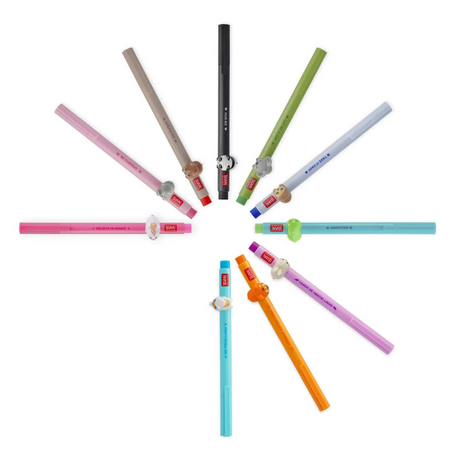 Penna Gel con Llama decorativo della famiglia Lovely Friends