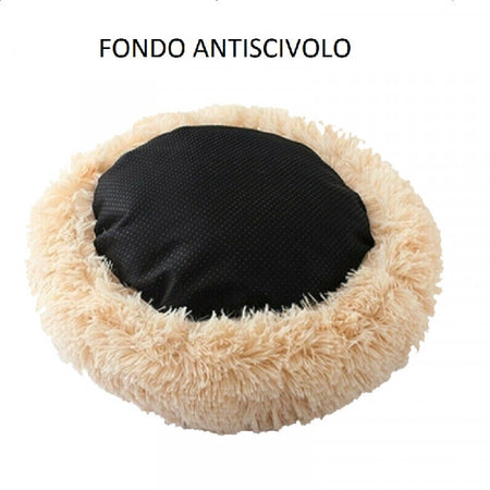 Cuccia pelosa super soft antistress per cani