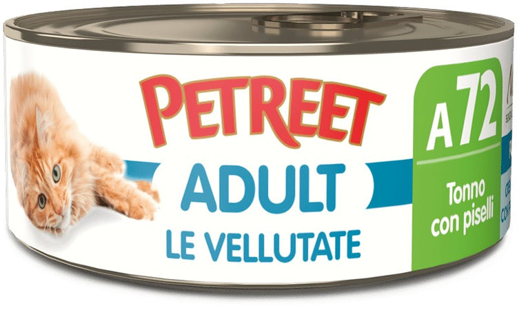 Petreet Cat Adult Vellutate Tonno con Piselli 70gr