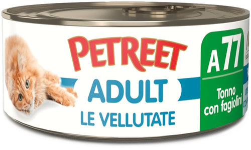 Petreet Cat Adult Vellutate Tonno con Fagiolini 70gr