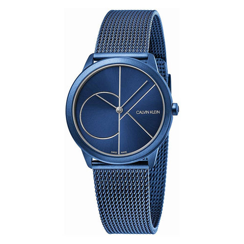 Orologio CALVIN KLEIN donna Minimal tempo acciaio blu