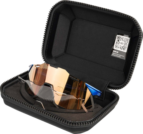 100PERCENT-Hypercraft-occhiali-da-sole-in-blu-e-rame-da-uomo