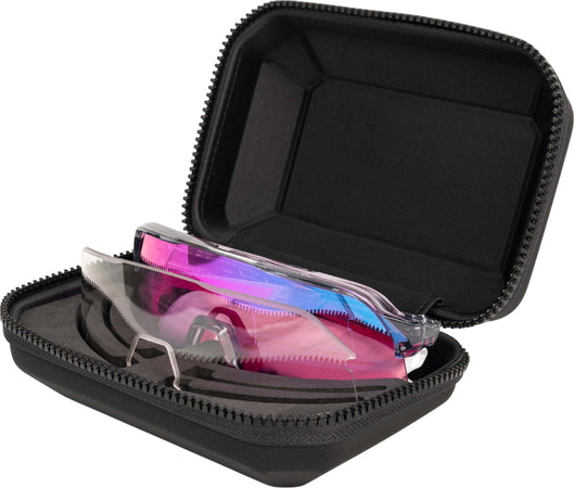 100PERCENT-S3-Polished-Translucent-occhiali-da-sole-in-grigio-e-fucsia-da-uomo