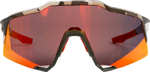100PERCENT-Speedcraft-occhiali-da-sole-in-grigio-e-arancione-da-uomo