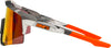 100PERCENT-Speedcraft-occhiali-da-sole-in-grigio-e-arancione-da-uomo
