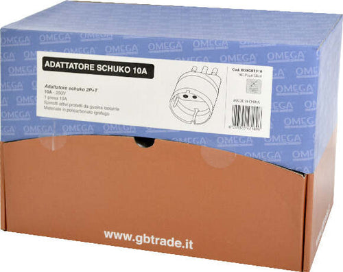 100x Adattatore Schuko Presa P30 16A Standard Tedesco - 10A Standard Italiano 2P+T, Spina 10A 2P+T Fai da te/Materiale elettrico/Multiprese Non solo alimenti - Albano Laziale, Commerciovirtuoso.it