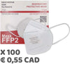 100X Mascherina FFP2 NR Bianche Certificate CE2163 Mascherine Zhejiang Gen Yuan Tang Medical Technology Certificazione CE2163- DPI | bfe ≥95% | Imbustate Singolarmente
