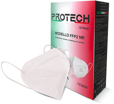 100x Mascherine FFP2 CE 2233 Protech Srl Colorate Mascherina Filtrante 5 Strati FFP2 BFE ≥98% Mascherine FFP2 Certificate Made in Italy da 0,95 €/cad