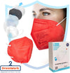 100x Mascherine FFP2 Rosse CE1463 Prodotte in Europa Mascherina FFP2 Rossa 5 strati Certificata Virshields colore Rosso € 0,59 cad Spedizione Gratuita