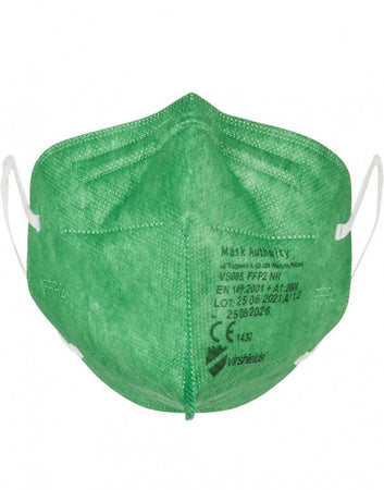 100x Mascherine FFP2 Verdi CE1463 Mascherina FFP2 Prodotta in Europa 5 strati Virshields Certificata colore Verde € 0,59 cad Spedizione Gratuita