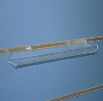 Pianetto porta libri o porta cd in plexiglass dimensioni (lxp) cm. 40x7