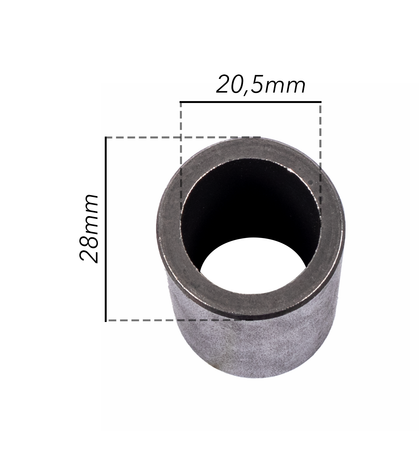 Boccola 28x39mm ø20,5mm adattabile Taarup 40-881-100 confezione da 3 pezzi