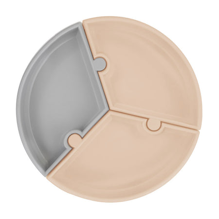 Piatto separabile tripla ventosa Puzzle Minikoioi